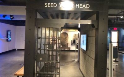Step into our Jail Cell exhibit to feel the pain of a sister who lost her brother to the War on Drugs. @ms__tosh #justiceforjawara #coremuseum #socialjusticecannabismuseum #bostonmuseum #cannabismuseum