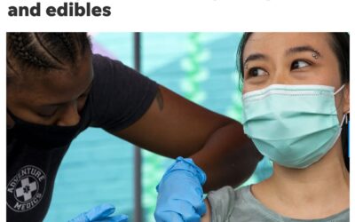 Federally promoted vaccinations administered in federally forbidden dispensaries. Grappling with consistency here… #coremuseum #socialjusticecannabismuseum #bostonmuseum #cannabismuseum