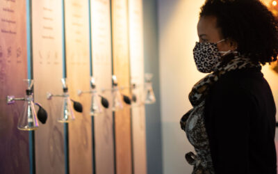 @mayorkimjaney is interacting with the Terpene wall @corecannabismuseum . Come in to learn more about how terpenes can influence your cannabis experience. @boston_mayor #terpenes #terpeneexhibit #coremuseum #socialjusticecannabismuseum #bostonmuseum #cannabismuseum #corecannabismuseum #kimjaney #bostonmayor