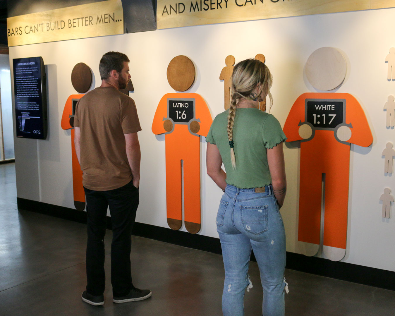 Examine the concepts that have led to the American prison industrial complex.
Our inaugural exhibition, American Warden, is currently on display at the Core Social Justice Cannabis Museum.