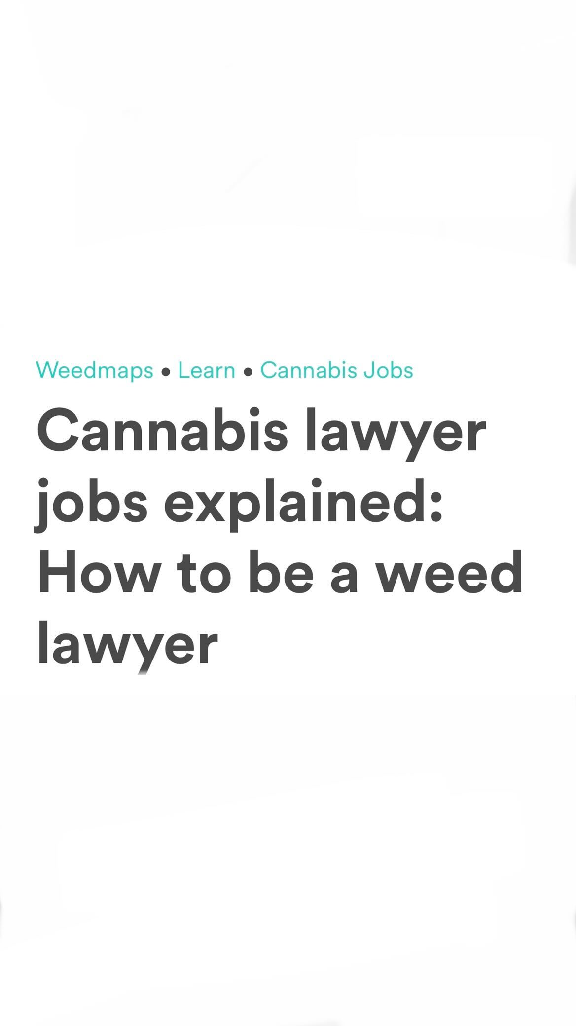 CORE Executive Director April Arrasate spoke with @weedmaps about how to be a cannabis lawyer. Check out their site for the full story!