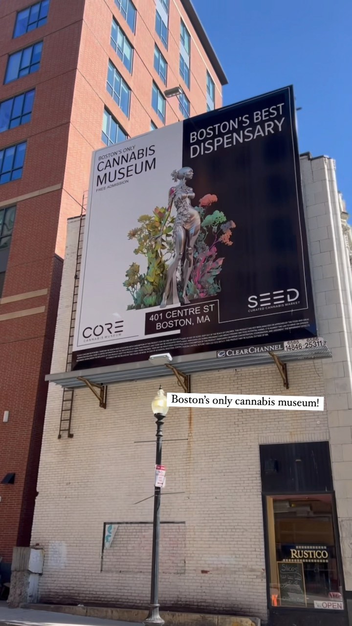 Spreading the message about our cannabis museum!