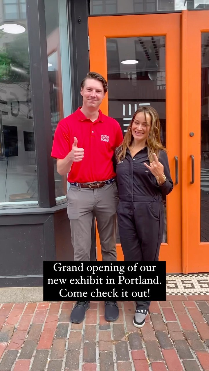 Thanks to @newscentermaine and Sam Rogers for visiting us on the opening day of our new exhibit, Seed 2 Soul, in Portland, Maine! Look for the story tonight at 4 and 5!